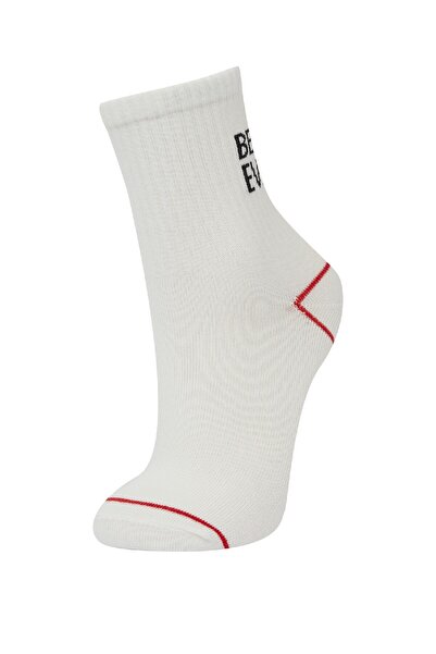 DeFacto Boy's 5-Piece Cotton Long Socks D8111A8Ns