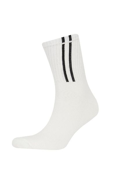 DeFacto Men's Comfortable Elastic 3-Piece Cotton Socks C6732Axns