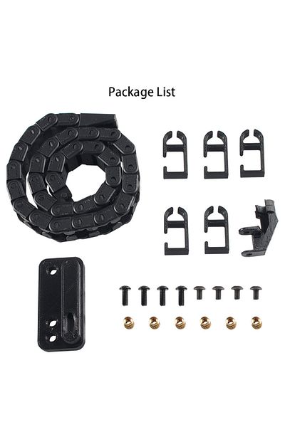 Choice 1 set drag chain For Bambu Lab P1P Drag Chain Cable Chain Assembly Kit Ultra Light Drag Openning Typ