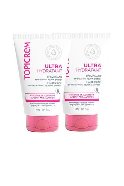 Topicrem Ultrafeuchtigkeitsspendende Handcreme Von Uh, Packung 2 X Topicrem 50 ml