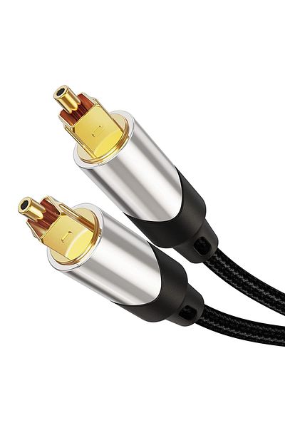 Choice 0.9M GRAY Toslink Digital Optical Audio Cable Braided Toslink SPDIF Coaxial Cable AC3 Dolby 5.1CH Di