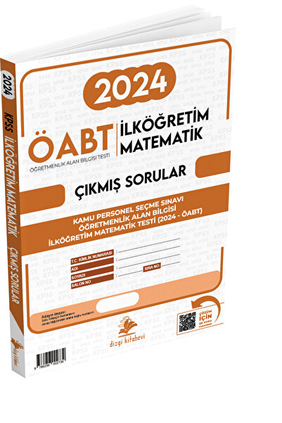 Dizgi Kitap Meb Ags Öabt Ilköğretim Matematik Video Çözümlü 2024 Sınavı Tek F...