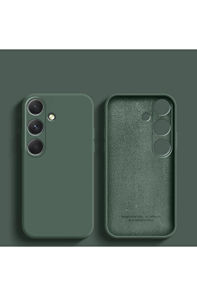 İncisoft Samsung Galaxy S24 FE Uyumlu Kılıf Lansman Kadife İç Yüzeyli Yumuşak...