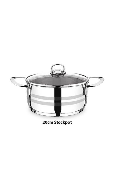 Prestige 6 Pcs Stainless Steel Cookware Set induction Base - PR7006