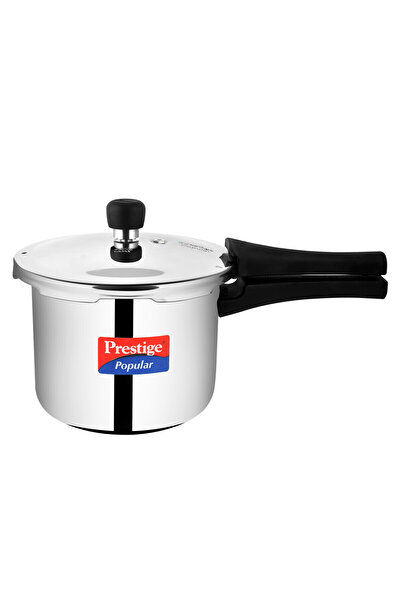 Prestige طنجرة ضغط شهيرة من الفولاذ المقاوم للصدأ بسعة 3 لتر أنيقة وبسيطة