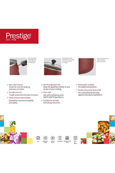 Prestige Essentials  Non-Stick Cookware Set  6-Piece - PR22453