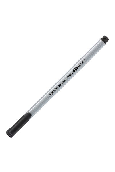 Bigpoint 0.4 mm Fiber Tip Black Fineliner Pen - Odorless Water Based and Inked Drawing