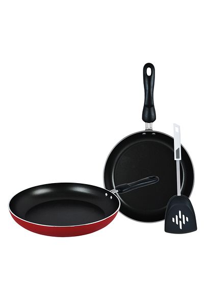 Prestige Frypan 22+28cm Twin Set with Tool