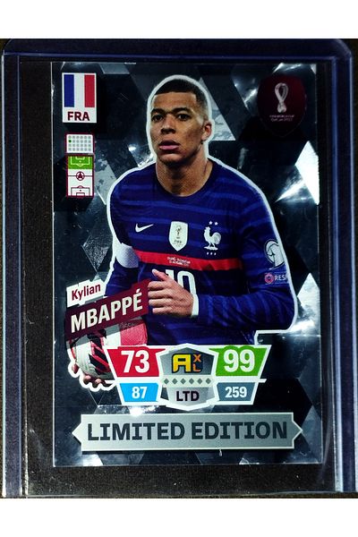 Panini Kyli̇an Mbappe 2022 World Cup Limited Edition