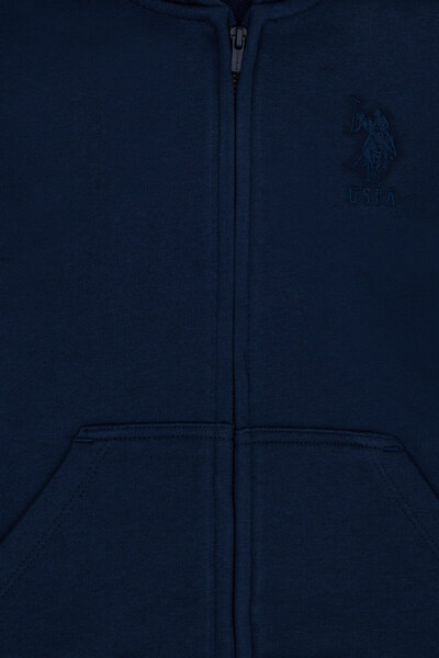 U.S. Polo Assn. Chlapecká mikina Basic v tmavě modré barvě 50269420-VR033
