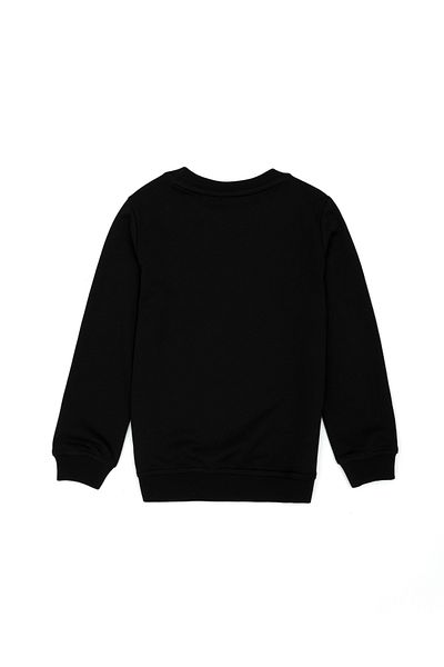 U.S. Polo Assn. Детски черен суитшърт с кръгло деколте 50269417-VR046