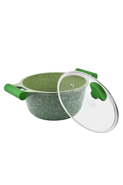 Prestige Essentials Granite 7 Piece NonStick Cast Aluminium Cookware sets - Green