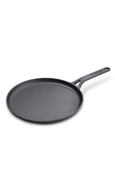 Prestige Pre-Seasoned Cast Iron Flat Tawa 24 cm - PR48891 Black