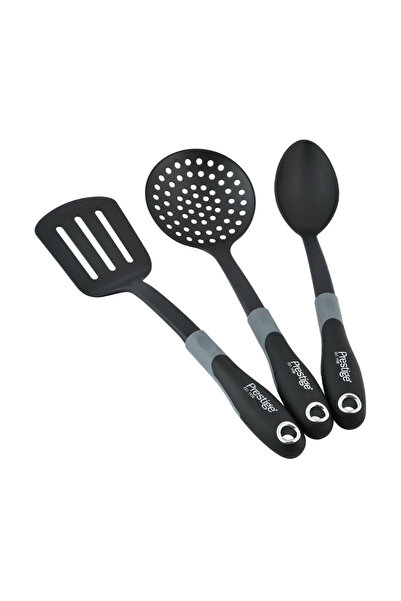 Prestige Essentials Granite Nonstick Pots and Pans Set | Induction Cookware Set 11 Pieces - Black