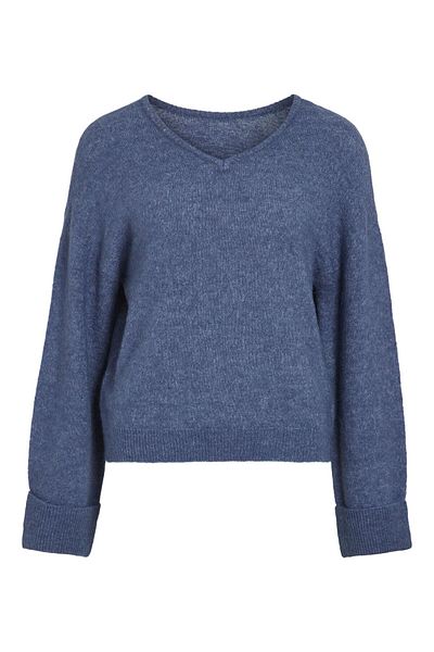 VILA Strickpullover V-Ausschnitt