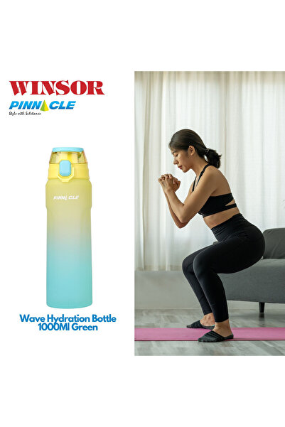 Winsor Pinnacle Wave Hydration Bottle 1000 Ml - Green