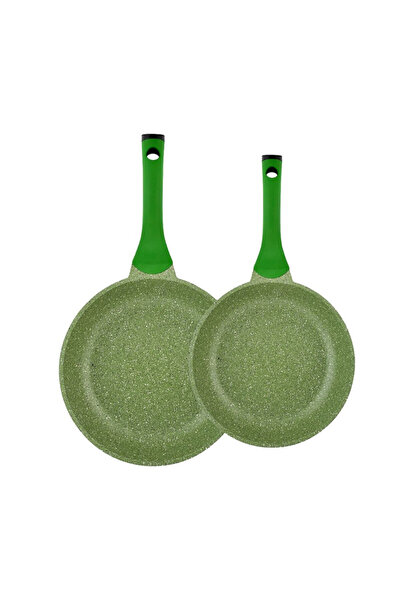 Prestige Essentials Granite Nonstick Pots and Pans Set | Induction Cookware Set 11 Pieces  - Green