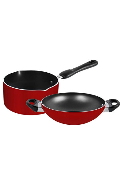 Prestige Classique Pro Aluminium Cookware Sets of 14 Piece | PR21233-Red