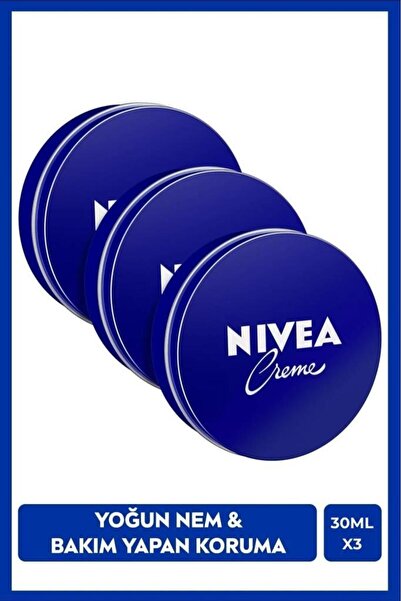 NIVEA Krem 30 ml. X 3 Adet