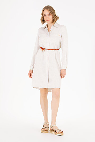 U.S. Polo Assn. Γυναικείο φόρεμα από υφαντό ύφασμα 50269608-VR085