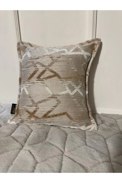 NİVEMESHOME Κάλυμμα μαξιλαριού Nivemeshome Throw 45x45 Mateo 63-01 Κρεμ-καφέ