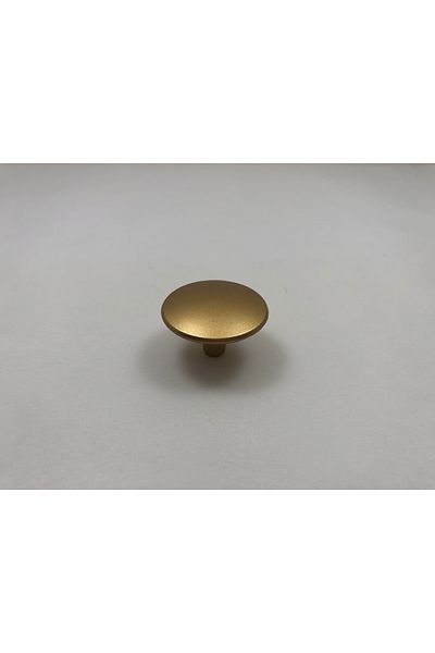 DKSDİZAYN Buton ciupercă Mat Aur 1 Mâner pentru mobilier dulap cu sertar din metal greu de calitate superioară Zamak