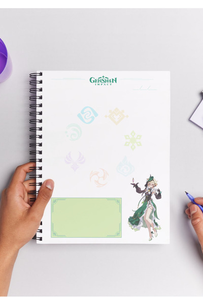 Home Caiet cu spirală Genshin Emilie A5 (50 FOI)