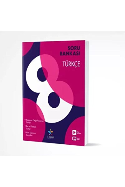5 Yıldız 5yıldız 8.sınıf Türkçe Soru Bankası
