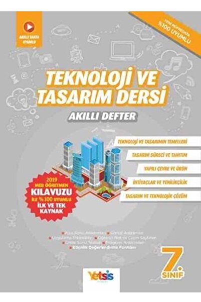 Yetsis Yayınları Yetsis 7. Sınıf Teknoloji Ve Tasarım Akıllı Defteri