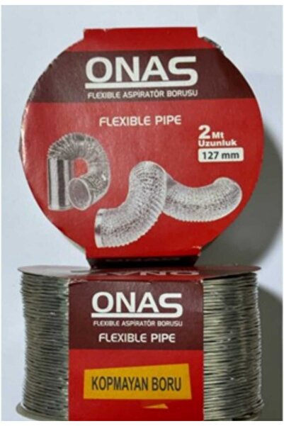 Onas ASPİRATÖR BORUSU UZAYAN İÇİ ÇELİK TELLİ 2MTasprit