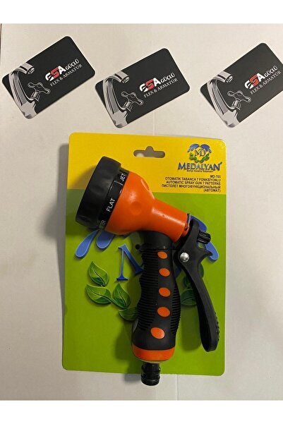 Genel Markalar Bahçe Sulama Fiskiyesi Hortum Ucu Sulama Tabancası Hortum Ucu Bahçe Sulama 7 Fonksiyonlu Ayarlı