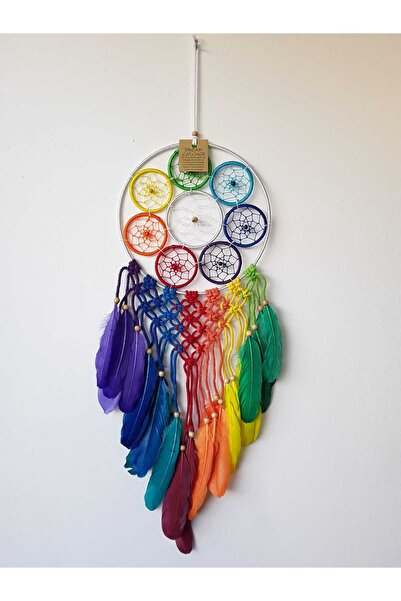 kapadokyahediyelik Düş Kapanı Dreamcatcher Rüya Kapanı Dekoratif Duvar Süsü