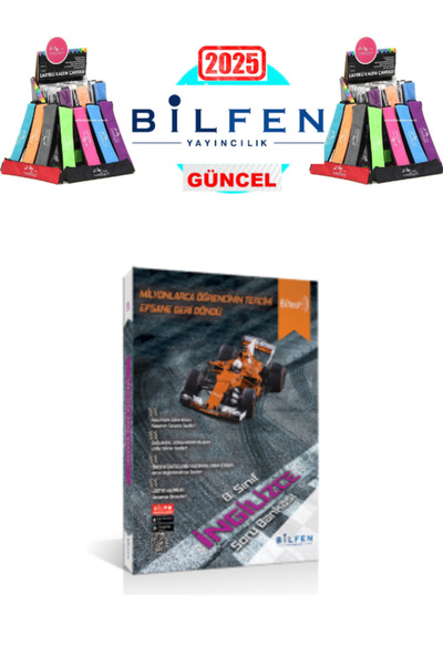 Bilfen Yayıncılık 8. SINIF BİLTEST İNGİLİZCE SORU BANKASI + Polo Kalemlik Hed...
