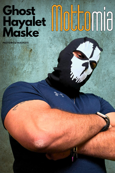 mottomia Ghost Maskesi-hayalet Maske Termal Kask Içi Balaklava Ve Boyunluk Mo...