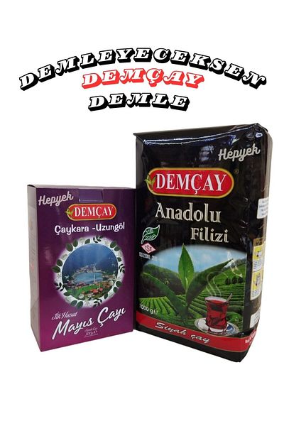 DEMÇAY شاي تشايكارا-أوزونول للحصاد الأول 500 جم / شاي براعم الأناضول 1000 جم