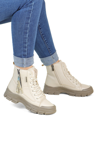 M.P. M.P. Julia Water Resistant Furry Zippered Sports Women's Boots