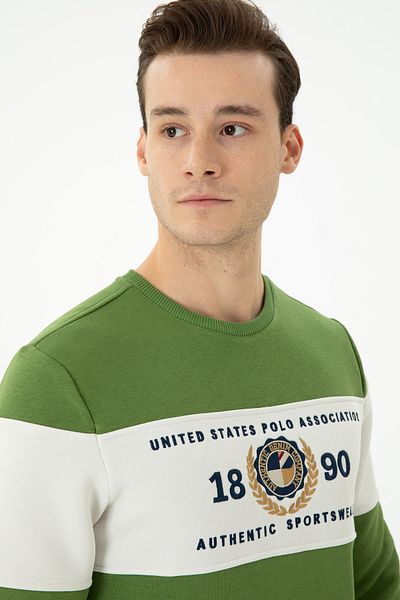 U.S. Polo Assn. Men's Green Sweatshirt 50270792 -Vr054