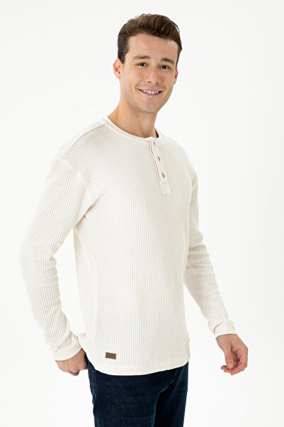 U.S. Polo Assn. Men's Stone Sweatshirt 50270875 -Vr049