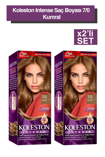 Wella Koleston Intense Saç Boyası 7/0 Kumral 2x