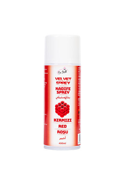 Dr. Gusto Velvet Kadife Sprey Gıda Boyası 400 ML Kırmızı