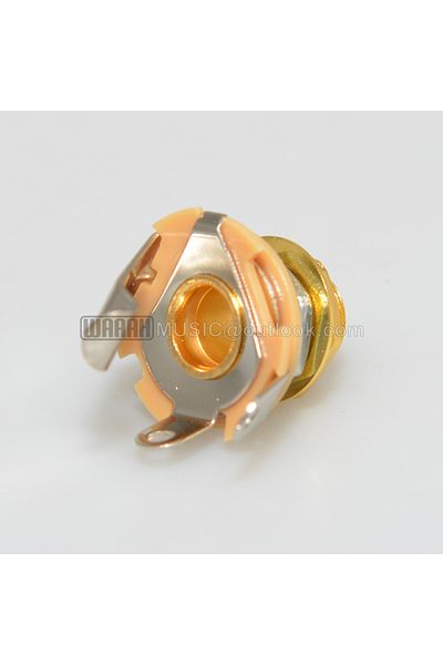 waaah Chrome 1pcs Electric Guitar Input Jack For Electric Guitar & Bass Guitar 1/4"" (6.35MM) Mono Jack So