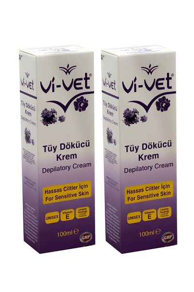 Vi-vet Cream Color Waxing Hair Remover - 100ml X 2 Pieces