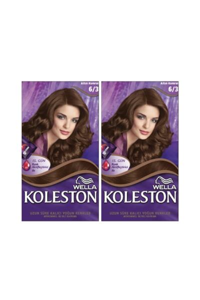 Wella Koleston Kit Saç Boyası 6/3 Altın Kumral X 2 Adet