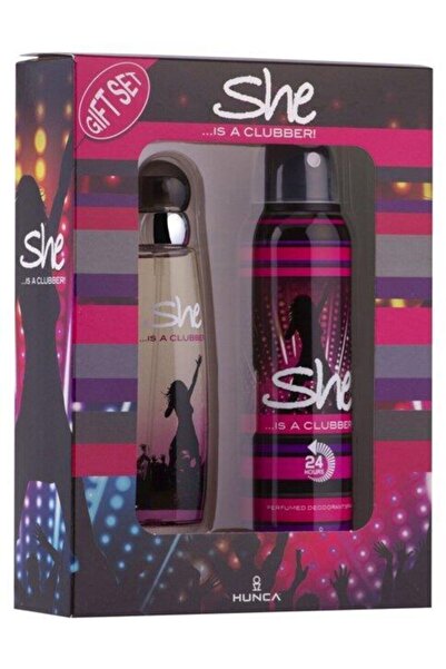 She Is A Clubber Edt 50 Ml Kadın Parfüm + Deodorant Set