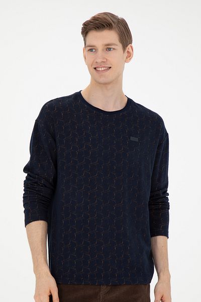 U.S. Polo Assn. Men's Navy Blue Sweatshirt 50270844 -Vr033