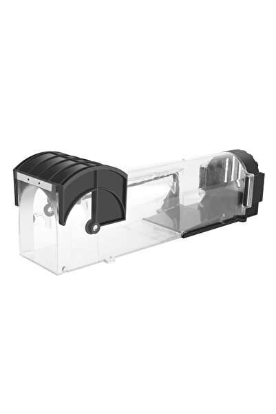 Choice black Reusable Rodents Trap Household Mouse Catcher Safe Firm Plastic Smart Self-locking Mousetrap H