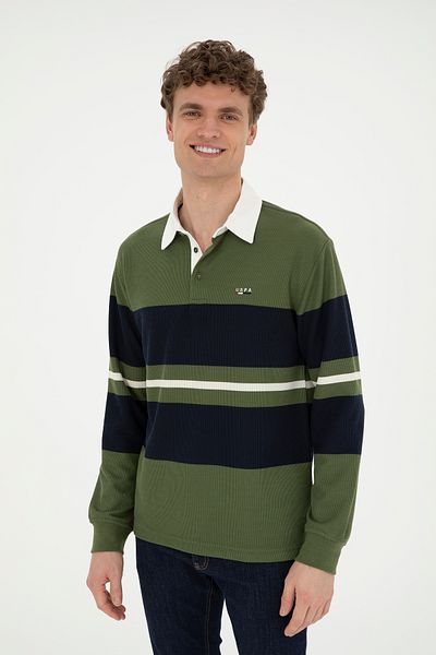U.S. Polo Assn. Men's Green Sweatshirt 50270837 -Vr054
