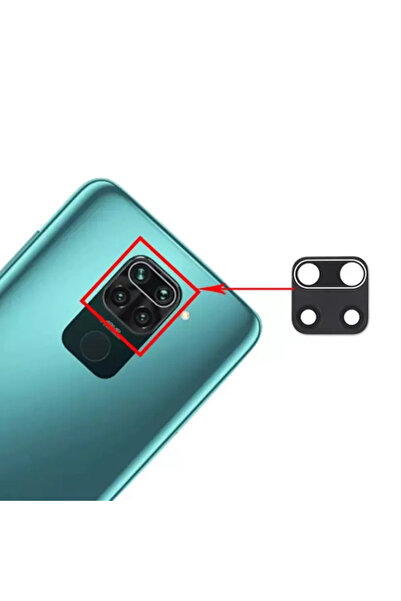 Nettech Teknonet Xiaomi Redmi Note 9 Pro Uyumlu Kamera Camı - Siyah