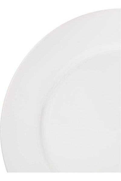 Dove 72 Pieces Porcelain Dinner Set, White, Round Plate, Oval Plate, Soup Plate, Round Bowl/Soup Bow