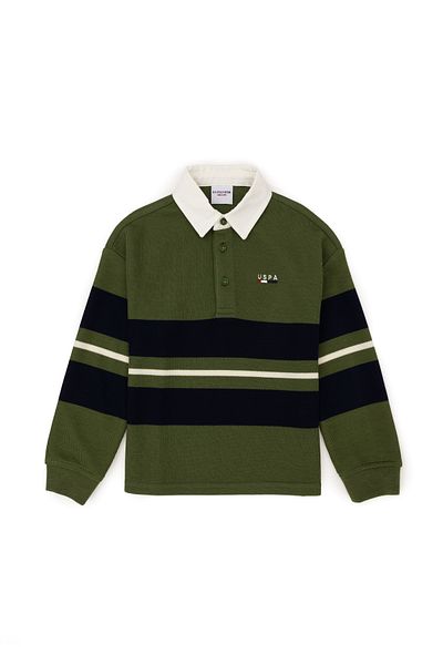 U.S. Polo Assn. Boy's Green Sweatshirt 50270836 -Vr054